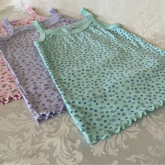 Girls Floral Tank Top SET. Super comfortable - Picture 7 of 7